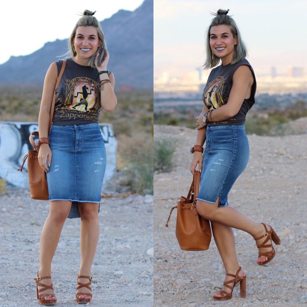 Guess denim skirt